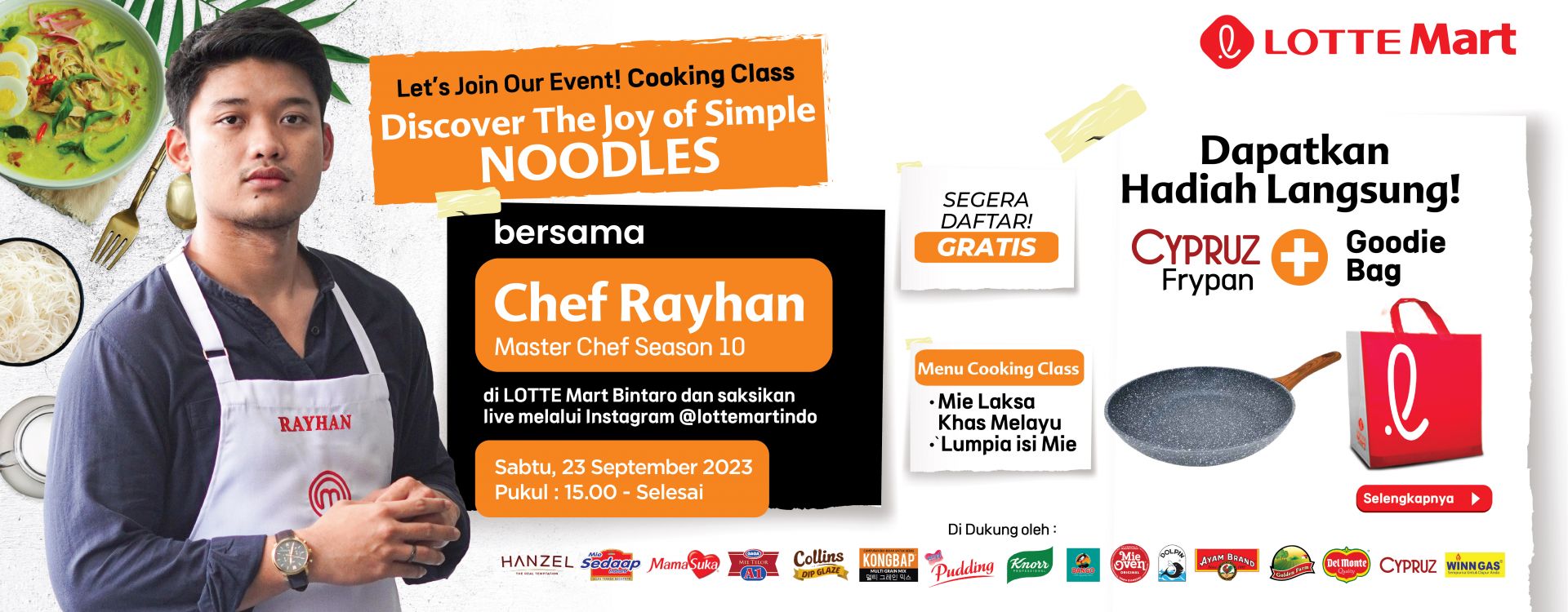 https://lottemart.co.id/Cooking Class Spesial Cooking Fair